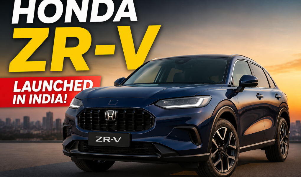 Honda ZR-V e : HEV 2026 India Launch : Price, Mileage, Features