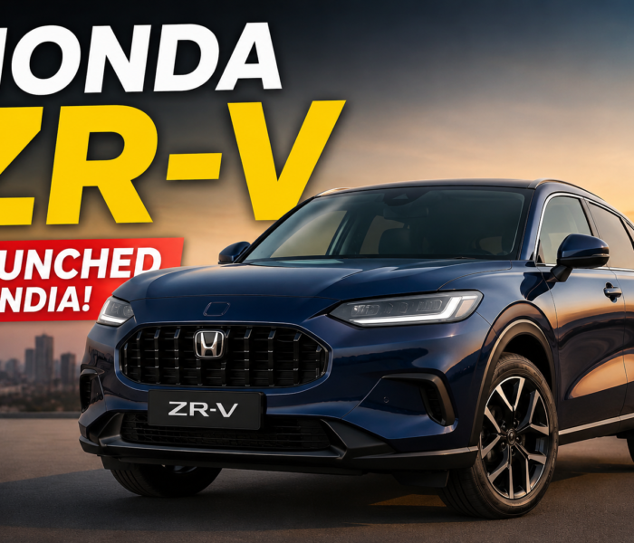 Honda ZR-V e : HEV 2026 India Launch : Price, Mileage, Features