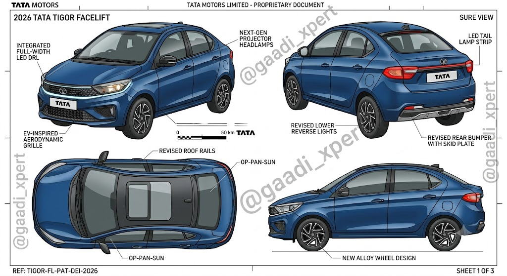 tata tigor facelift 2026