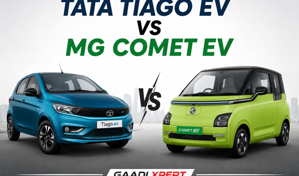 Tata Tiago EV VS MG Comet EV
