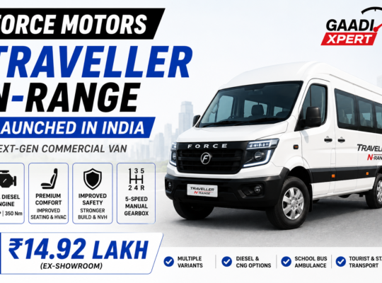 Force Motors Traveller N-Range commercial van launched in India with new design and upgraded features