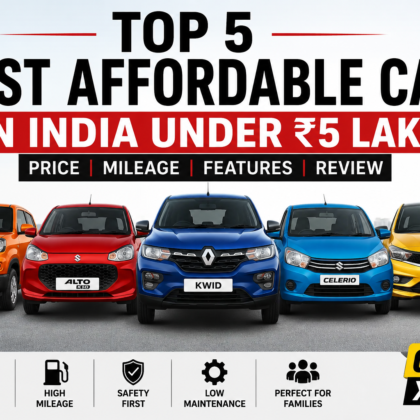 most affordable cars in india under 5 lakh