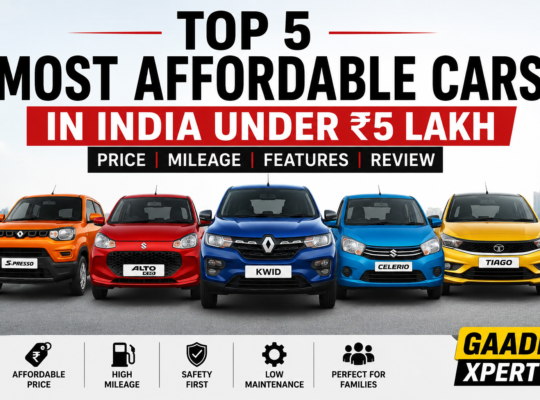 most affordable cars in india under 5 lakh