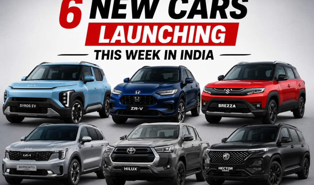 6 New Cars Launching This Week in India