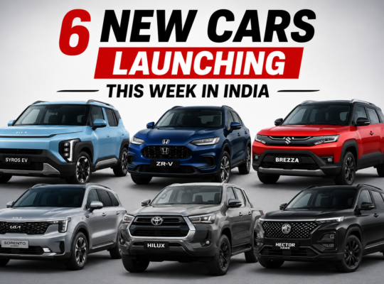 6 New Cars Launching This Week in India