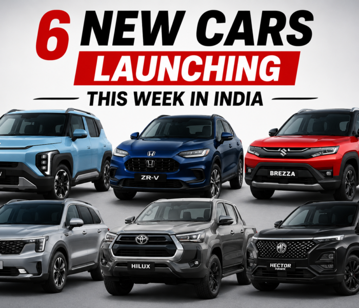 6 New Cars Launching This Week in India