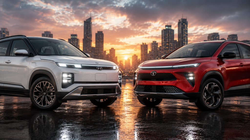 Hyundai Creta Electric vs Tata Curvv EV
