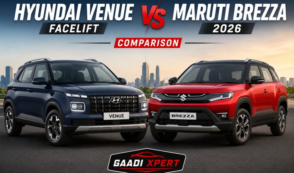 Hyundai Venue Facelift vs Maruti Brezza 2026