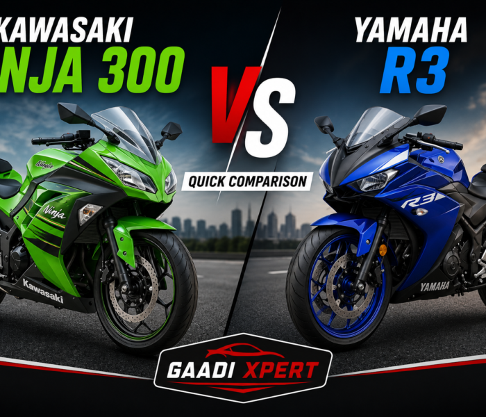 Kawasaki Ninja 300 vs Yamaha R3
