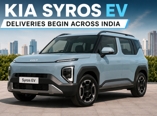 Kia Syros EV Deliveries Begin