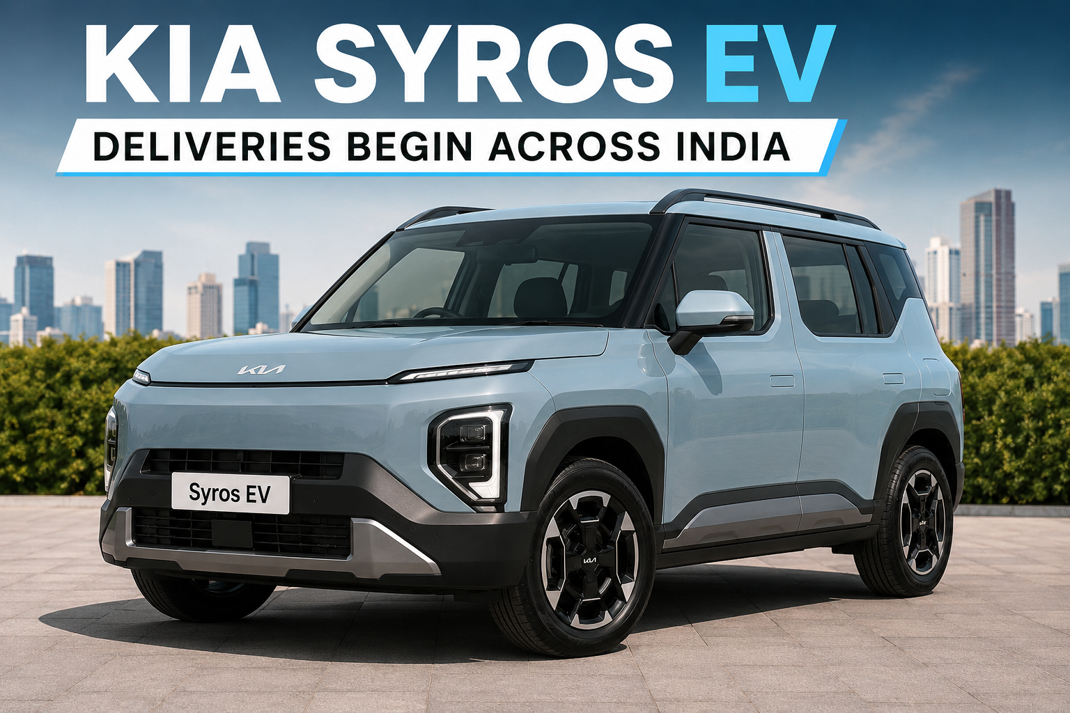 Kia Syros EV Deliveries Begin