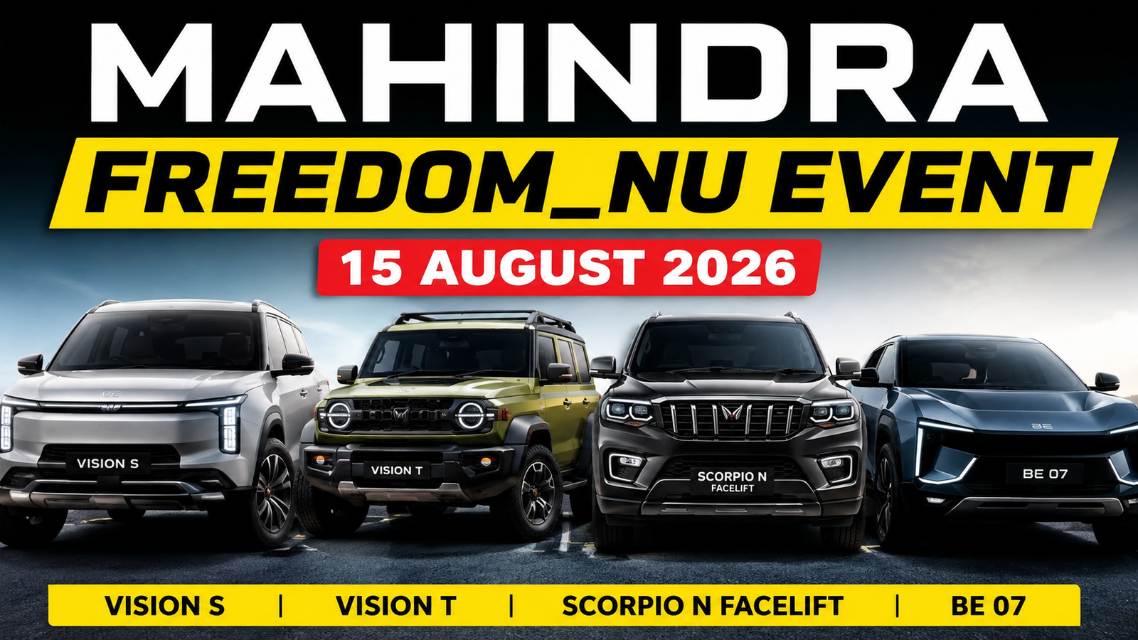 Mahindra Freedom_NU Event 2026