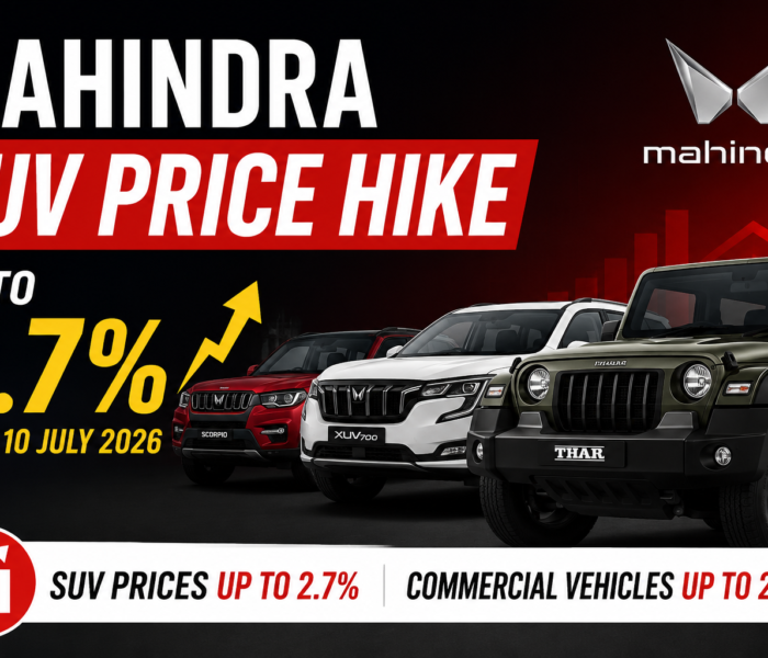 Mahindra SUV Price Hike 2026