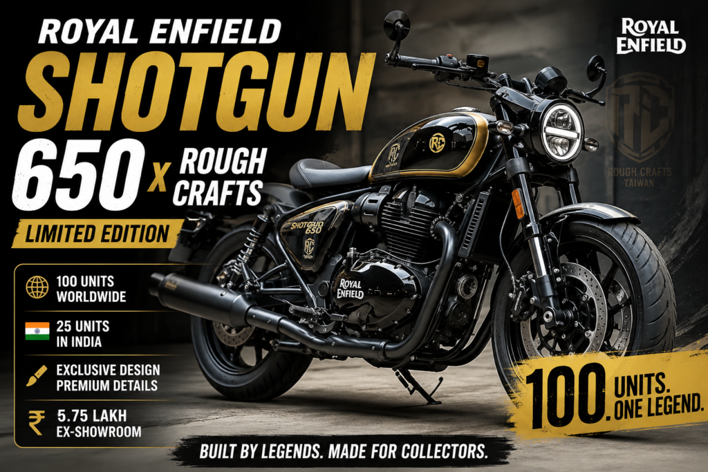 Royal Enfield Shotgun 650 x rough crafts edition