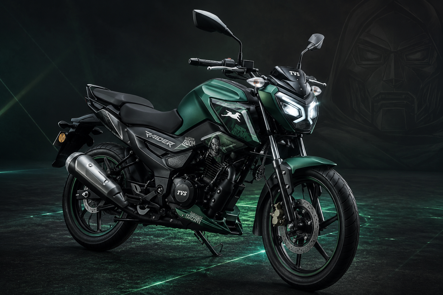 TVS Raider Doctor Doom Edition