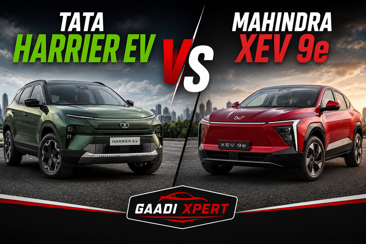 Tata Harrier EV vs Mahindra XEV 9e