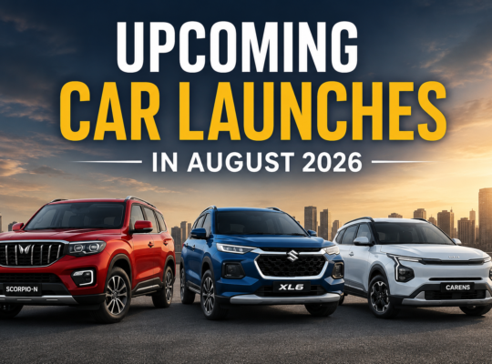 Upcoming Car Launches in August 2026
