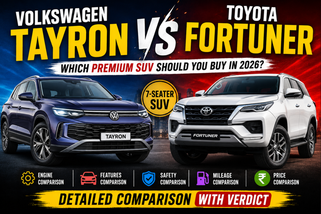 Volkswagen Tayron vs Toyota Fortuner