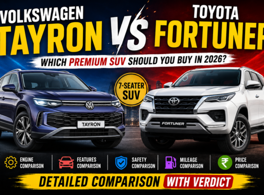 Volkswagen Tayron vs Toyota Fortuner