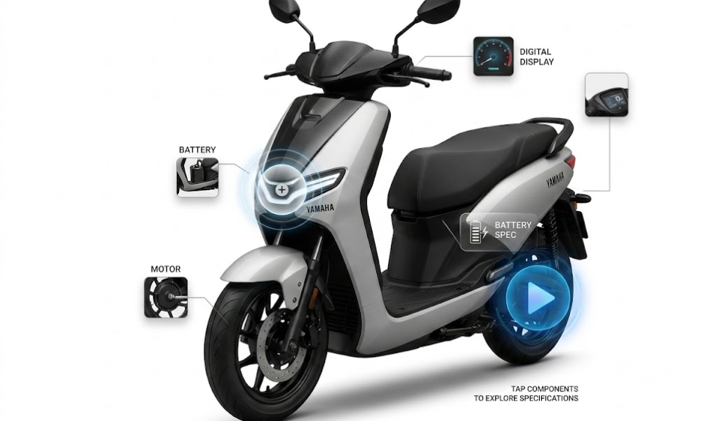Yamaha Electric Scooter Patent