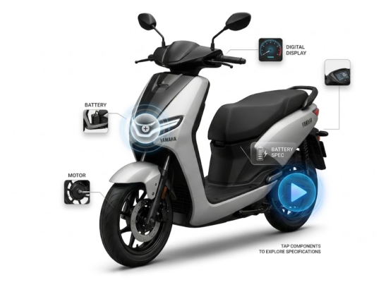 Yamaha Electric Scooter Patent