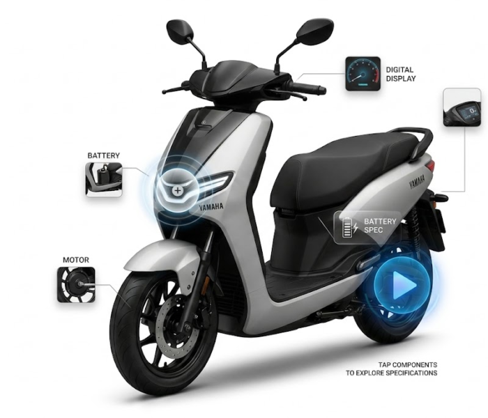 Yamaha Electric Scooter Patent