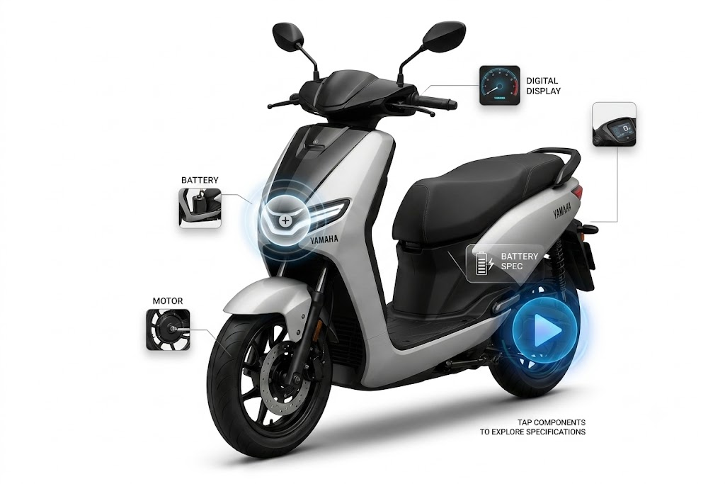 Yamaha Electric Scooter Patent