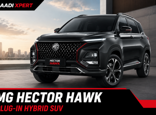 MG Hector Hawk Plug-in Hybrid SUV featured image with premium exterior design and ADAPT platform technology