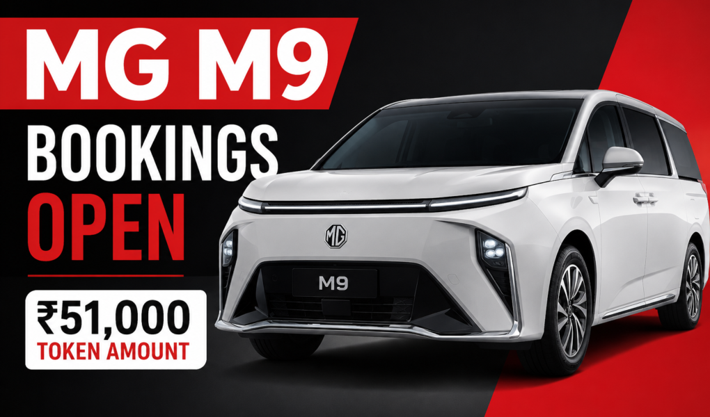 mg m9 bookings