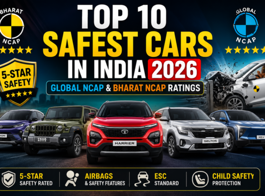 Top 10 Safest Cars in India 2026 (Global NCAP & Bharat NCAP Ratings)