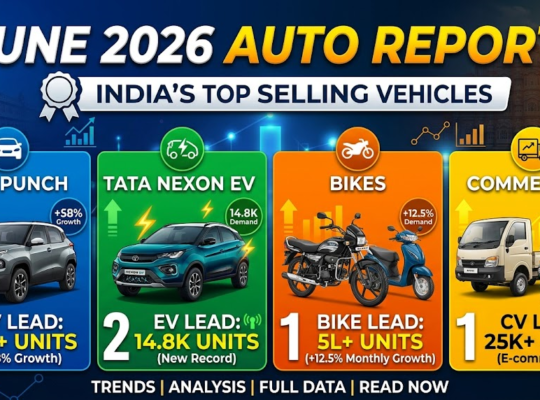 Top Selling Vehicles in India June 2026