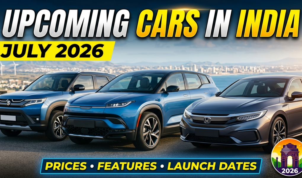 Upcoming Cars Launching in July 2026 in India: Prices, Features & Launch Dates