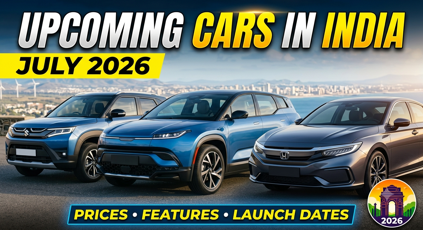 Upcoming Cars Launching in July 2026 in India: Prices, Features & Launch Dates