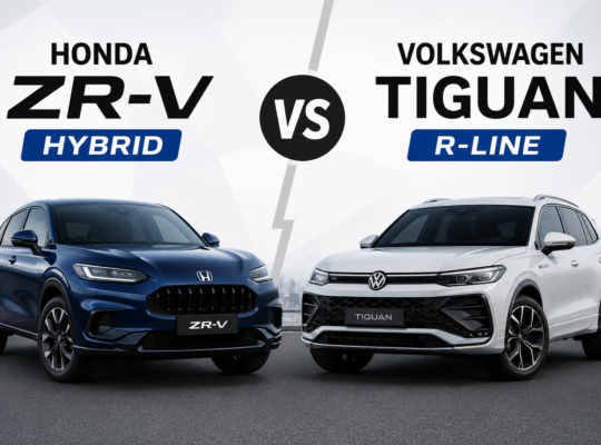 Honda ZR-V Hybrid vs Volkswagen Tiguan R-Line