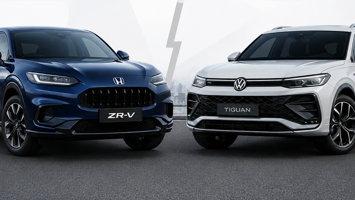 Honda ZR-V Hybrid vs Volkswagen Tiguan R-Line