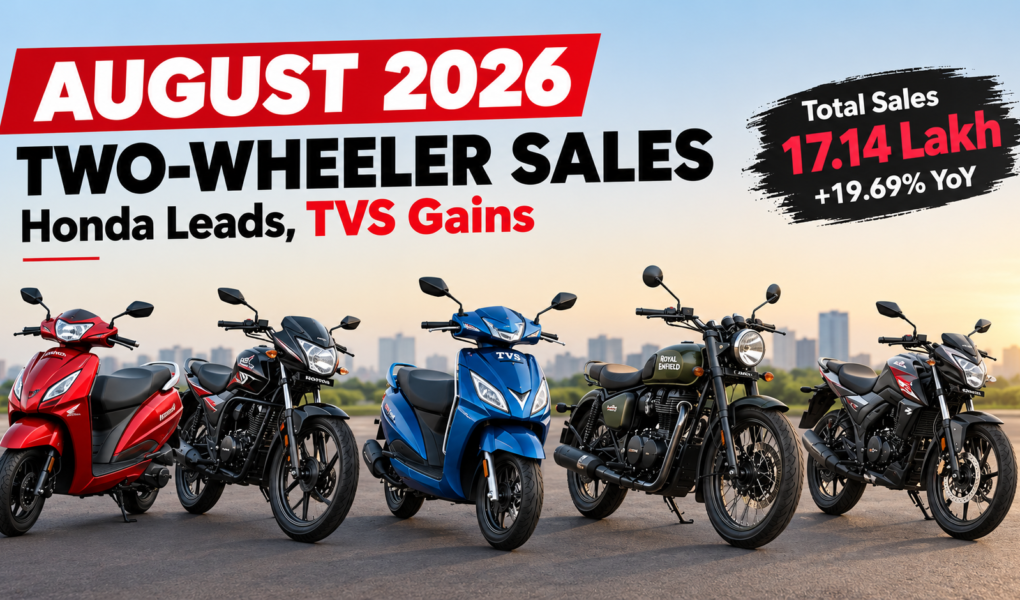 August 2026 two-wheeler sales