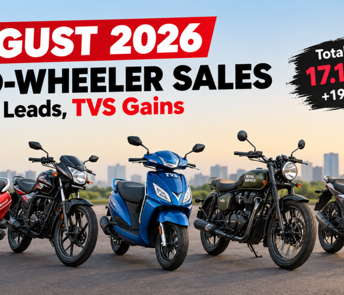 August 2026 two-wheeler sales