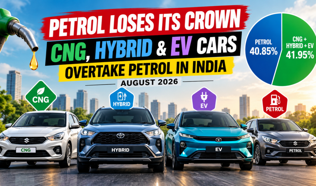 CNG Hybrid EV Cars Overtake Petrol