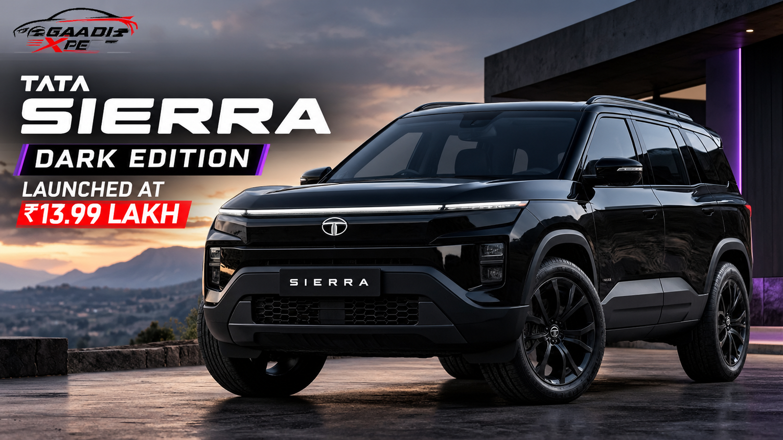 Tata Sierra Dark Edition